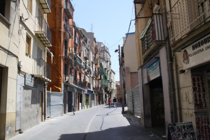 Una vista del carrer Boters de Lleida.