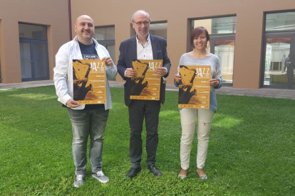 La presentación de Jazz al Pati tuvo lugar ayer en Balaguer.