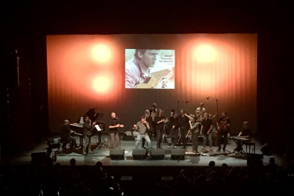 Un moment del concert d’homenatge celebrat dissabte al Teatre Municipal de Balaguer.