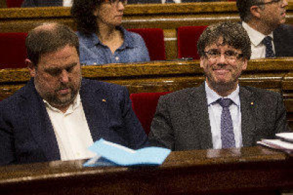 Puigdemont: Junqueras ja tenia l’encàrrec del referèndum des de setembre