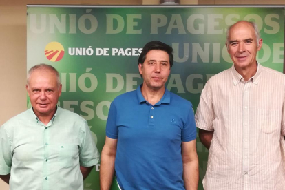 Santi Querol, Rossend Saltiveri i Josep Maria Cortada.