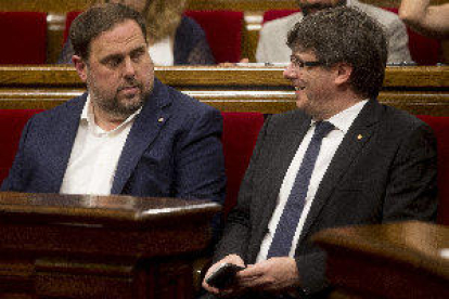 Puigdemont es reuneix amb consellers entre malestar intern pel referèndum