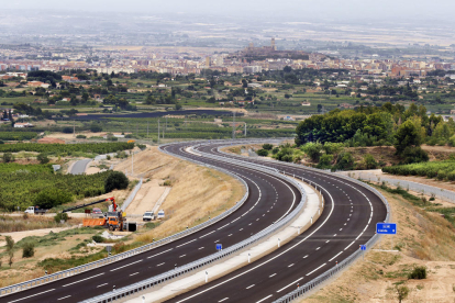 El nuevo tramo de la autovía A-14 entre Lleida y Rosselló.