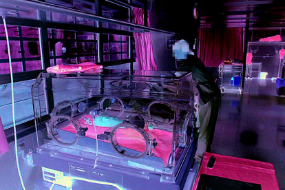 Imagen de archivo de la sala de neonatos del Arnau. 