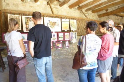 Salàs acoge durante el fin de semana a pintores del Pallars y foráneos en varias exposiciones.