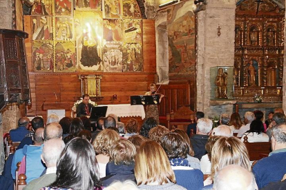 Un moment del concert, divendres, a Santa Maria d’Arties.