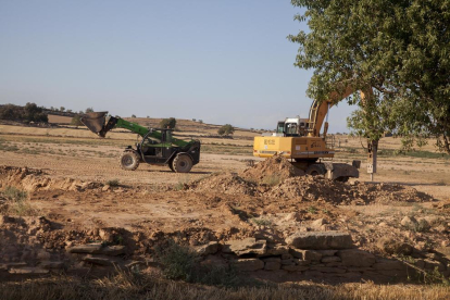 Maquinària pesant ha iniciat moviments de terres per a la planta de compostatge d’Ossó de Sió.