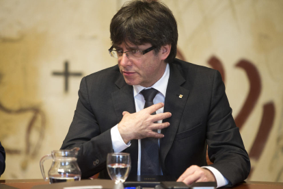 Imatge del president de la Generalitat, Carles Puigdemont.