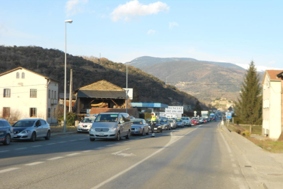 Imagen de archivo de la carretera N-260 en Montferrer