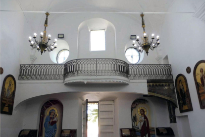 Imatge de l’interior del temple, que demà obrirà les portes en una visita a partir de les sis de la tarda.