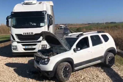 Un accident talla l'N-240 a Lleida