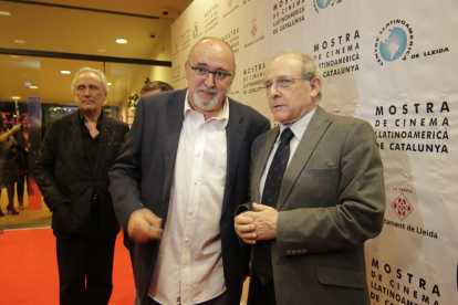 Ferrer y Emilio Gutiérrez Caba, en la última edición de la Mostra. 