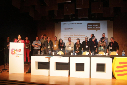 Una imatge del congrés de CCOO aquest divendres a Lleida.