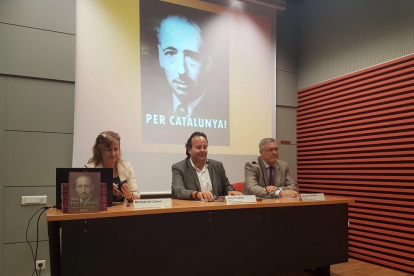 Conferencia y acto inaugural de la exposición en Perpignan.