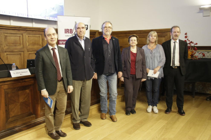 La presentación tuvo lugar ayer en el Institut d’Estudis Ilerdencs. 