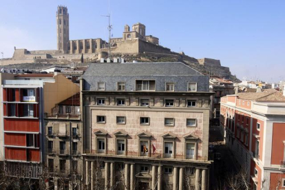 Una vista de l'antiga seu de l'Audiència de Lleida, que acollirà el nou Museu Morera.