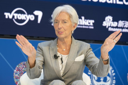 La directora de l’FMI, Christine Lagarde.