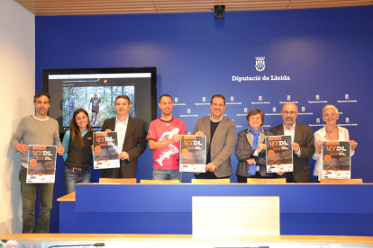 La organización presentó ayer la primera edición de la UItra Trail Terres de Lleida en la Diputación.