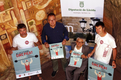 Presentació ahir a la Diputació de Lleida del Circ Picat.