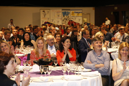 Assistents a la gala celebrada ahir a la Llotja per celebrar la Nit de l’FP de Lleida.