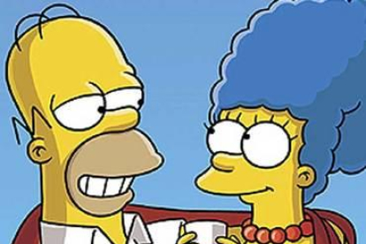 Homer i Marge, un matrimoni feliç.