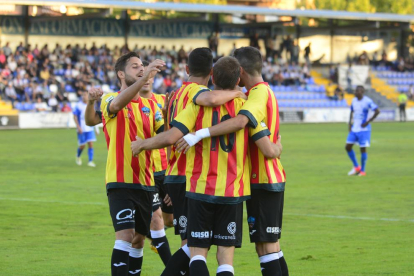 El Lleida empata en Alcoi (1-1) con la camiseta de la senyera