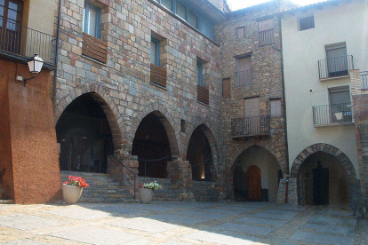 Imatge d’arxiu d’una vista general d’Areny de Noguera, a la Ribagorça oscenca.
