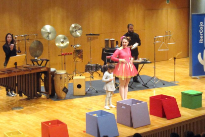 Espectáculo ‘Les capses de colors’ en el Auditori de Lleida.