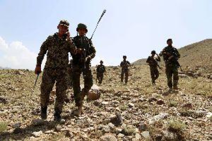 Fuerzas afganas le arrebatan el escondite de Bin Laden al Estado Islámico