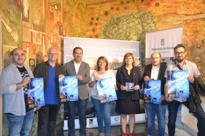 Presentación ayer en la diputación de Lleida del ciclo ‘Música sota les estrelles’ 2017 en Àger.