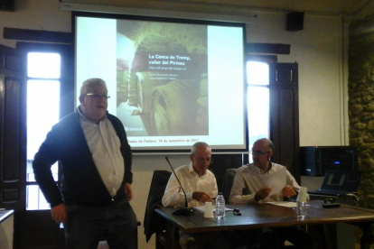 La presentación del libro ayer en Salàs de Pallars.