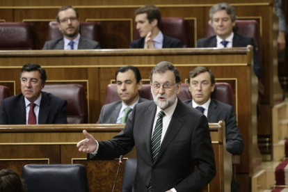 Rajoy, aquest dimecres al Congrés dels Diputats.