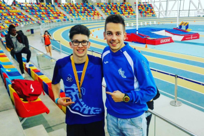 Arnau Monné, campió català juvenil en 60 metres llisos