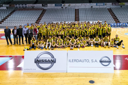 El Club Bàsquet Pardinyes va presentar ahir tots els equips per a aquesta temporada.