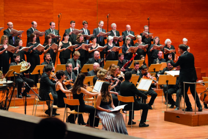 Imagen del concierto con los mismos intérpretes en el Auditori. 