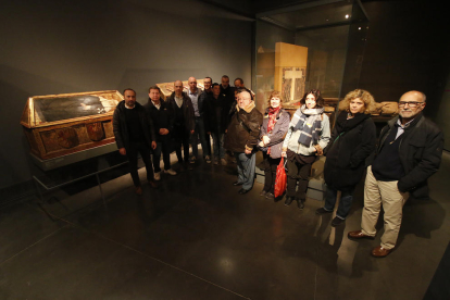 Representantes de entidades culturales dieron su apoyo el pasado jueves al Museu de Lleida.