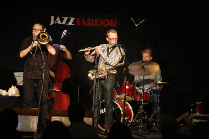La formació francocatalana va actuar ahir al Jazz Tardor de Lleida.