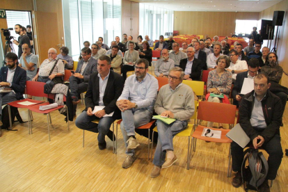 Algunos de los asistentes al primer congreso de l’Horta de Lleida.