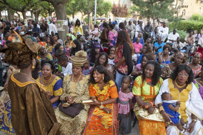 Imatge d’arxiu d’una festa de la comunitat senegalesa.