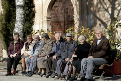 Un grup d'ancians
