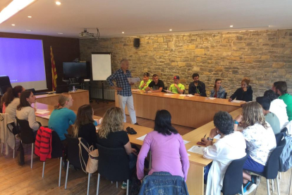 Un dels cursos impartits aquesta setmana al consell comarcal de l’Alta Ribagorça.