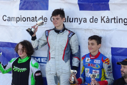 Samuel Bean, tercero en la última prueba del Catalán de karting