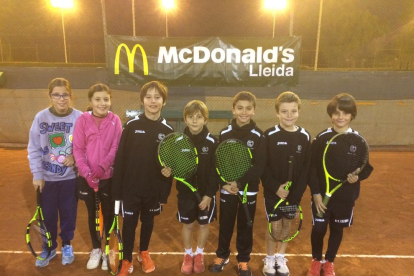 El CT Lleida domina la Lliga McDonald’s de tenis benjamín
