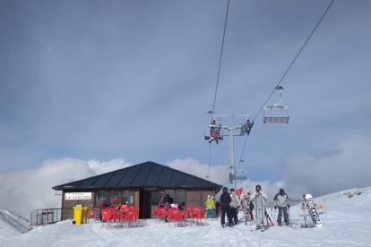 Imatge de Boí Taüll, que des de dissabte fins ahir va rebre 3.500 esquiadors.
