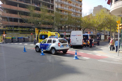 Atropellada una dona de 83 en un pas de vianants a Lleida
