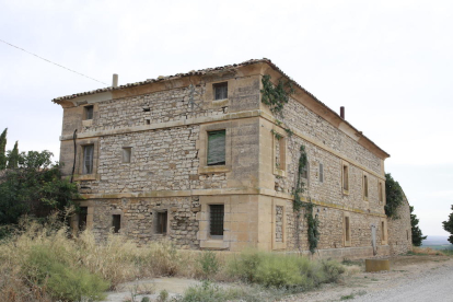 Imatge recent de l’antiga casa de Francesc Macià a Vallmanya.