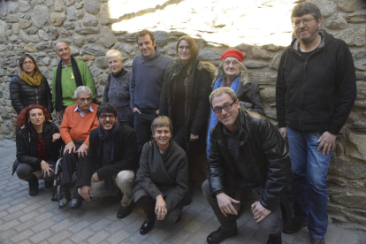 Imatge de grup dels participants en la jornada celebrada ahir a l’Ecomuseu de les Valls d’Àneu.