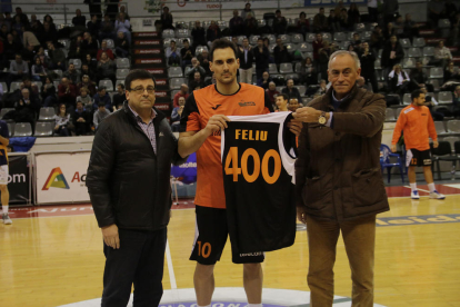 Feliu ha alcanzado recientemente la cifra de 400 partidos disputados en la LEB Oro.