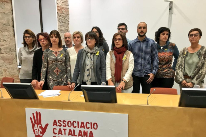 Els familiars dels exmembres del Govern presenten l’Associació Catalana pels Drets Civils.