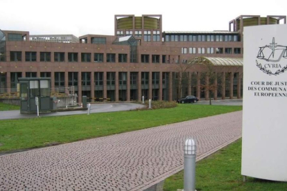 Imatge d’arxiu del Tribunal de Justícia de la Unió Europea amb seu a Luxemburg.